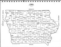 Iowa State Map, Hardin County 1966
